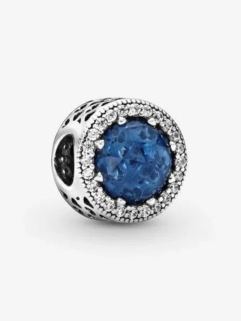 Elegant Blue Stone Charm